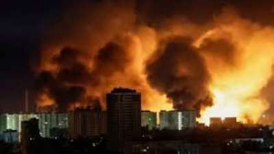 გასულ ღამეს რუსეთმა კიევს დრონებითა და ბალისტიკური რაკეტებით შეუტია