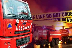 გაჩენილი ხანძარის შედეგად 2 ადამიანი დაიწვა