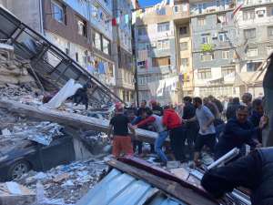 "ვისუნთქებ" - ნანგრევებიდან მოქალაქეების ხმა ისმის (ვიდეო)