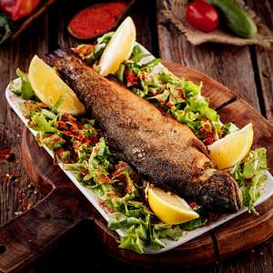 გამომცხვარი კალმახი