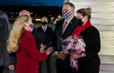 "აღფრთოვანებული ვარ თბილისში ყოფნით"- მაიკ პომპეო