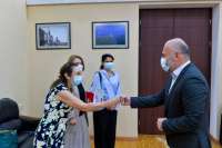 ზვიად შალამბერიძე USAID-ის ,,დამსაქმებლები პროფესიული განათლებისთვის“ - პროგრამის ხელმძღვანელს როზა ჩიაპეს შეხვდა