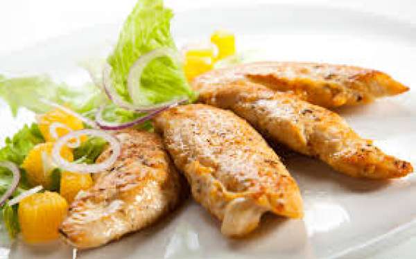 ქათამი სოკოს სოუსით