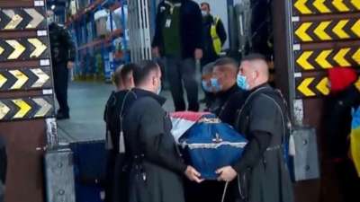 უკრაინაში დაღუპული ქართველი მებრძოლი გელა გოგია სამშობლოში ჩამოასვენეს