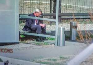 "სული რომ უნდა ვუბეროთ, ის კაცია" - დღის ფოტო - პაატა იმნაძე ლუგარის ცენტრის ეზოში