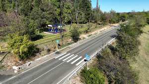 ჭიათურა-ზესტაფონის დამაკავშირებელი გზის 21.7 კმ-იანი მონაკვეთის რეაბილიტაცია დასრულების ეტაპზეა