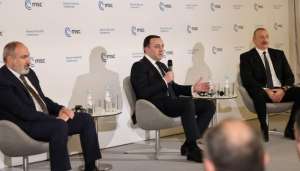 "აზერბაიჯანისა და სომხეთის ლიდერებთან ერთად განვიხილეთ უსაფრთხოების გარემო ჩვენს რეგიონში"