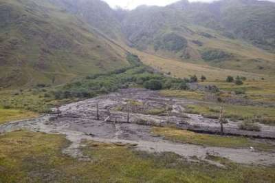 "დაბა სტეფანწმინდაში, უსახელო ხევის ჭალა-კალაპოტში ადგილი ჰქონდა ღვარცოფის გავლას" - გარემოს ეროვნული სააგენტო