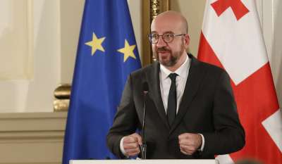 "საქართველოს მომავალი ევროკავშირშია"- შარლ მიშელი