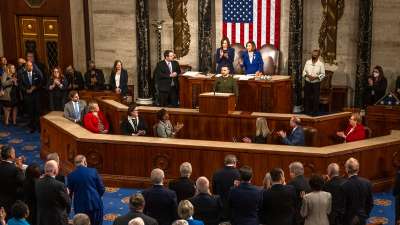 ვოლოდიმირ ზელენსკიმ კონგრესს მიმართა