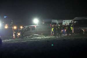 ანკარაში თვითმფრინავის ჩამოვარდნის შედეგად ბორტზე მყოფი ყველა ადამიანი დაიღუპა