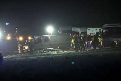 ანკარაში თვითმფრინავის ჩამოვარდნის შედეგად ბორტზე მყოფი ყველა ადამიანი დაიღუპა