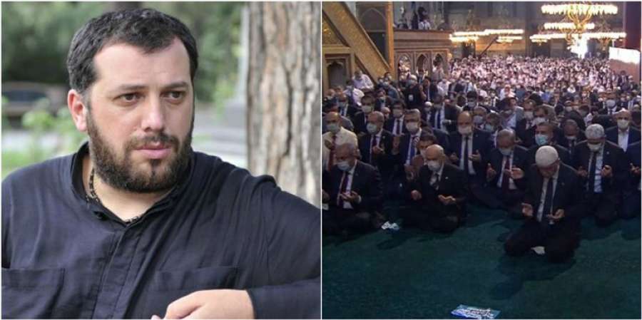 &quot;დღევანდელი სიბნელე არაფრით შერჩება ქრისტეს ეკლესიის დამტყვევებელს!&quot; - მამა პეტრე აია - სოფიას ტაძარზე