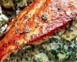 ქათამი ისპანახითა და ფეტათი