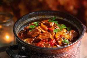 ქოთანში მომზადებული ხორცის რაგუ