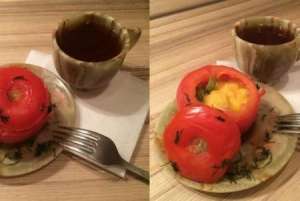 გემრიელი პომიდორი ყველით და კვერცხით - სწრაფი საუზმე!