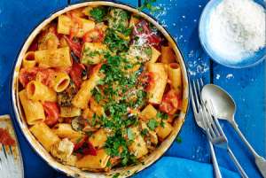 "რატატუი" ბოსტნეულითა და პასტით