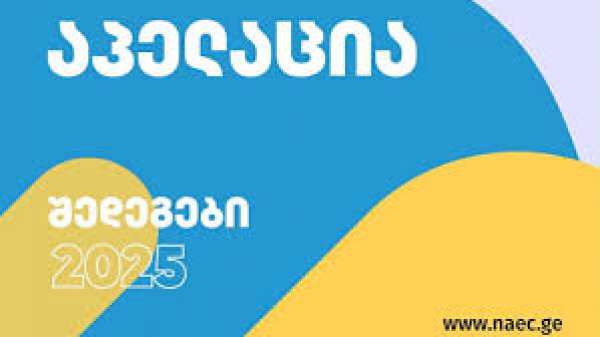 ერთიანი ეროვნული გამოცდები 2025-ის საპრეტენზიო განაცხადების მიღება დაიწყო