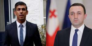 "ჩვენი პარტნიორობა უსაფრთხოებისა და თავდაცვის სფეროში ასეთი უმნიშვნელოვანესი არასდროს ყოფილა" - რიში სუნაკი ირაკლი ღარიბაშვილს