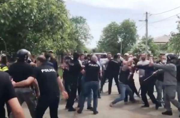 ხმაური და დაპირისპირება დმანისში - ვიდეო