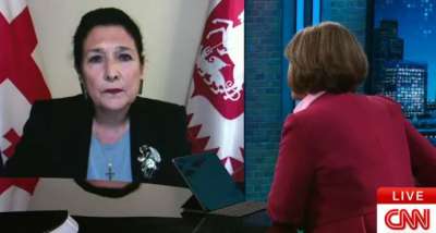 "მეთოდები, რომლებსაც დღეს ქუჩებში მშვიდობიანი დემონსტრანტების წინააღმდეგ იყენებენ, ძალიან რუსული, დაშინების მეთოდია" - პრეზიდენტი