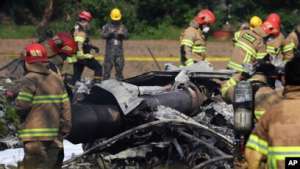 სამხრეთ კორეაში სამხედრო თვითმფრინავი ჩამოვარდა