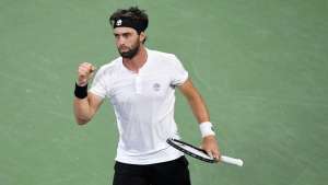 ნიკოლოზ ბასილაშვილმა როჯერ ფედერერი სამ სეტში დაამარცხა