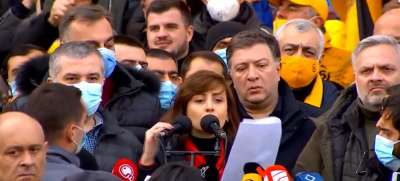 ოპოზიციამ საპროტესტო აქციების გეგმა გააჟღერა