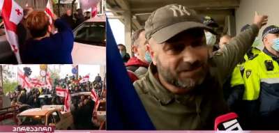 მთაწმინდისკენ მიმავალ გვირაბში, სადაც &bdquo;ნაციონალური მოძრაობა&ldquo; მსვლელობას მართავს, გასროლის ხმა იყო