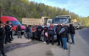 რიკოთზე მიმდინარე სამშენებლო სამუშაოებზე დასაქმებულთა ნაწილი გაიფიცა