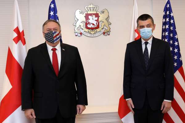 მთავრობის ადმინისტრაციაში გიორგი გახარიასა და მაიკ პომპეოს შეხვედრა დასრულდა