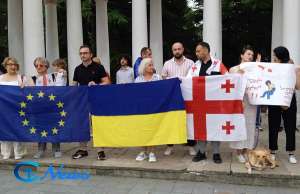 "რუსი ვერასდროს გახდება სტუმარი" - ქუთაისში საპროტესტო აქცია გაიმართა