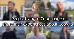 დანიელი ტურისტები საქართველოს შესახებ მიმართვას ავრცელებენ (ვიდეო)