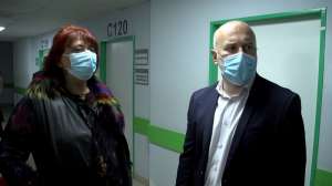 ზვიად შალამბერიძე ინტერვენციული მედიცინის ცენტრში ვაქცინის მისაღებად მზადების პროცესს ადგილზე გაეცნო